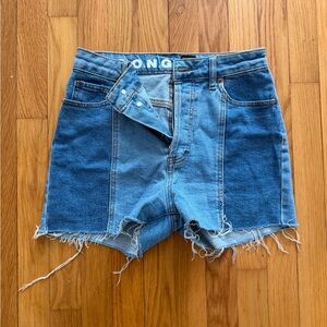 Vintage High Waist Denim Shorts